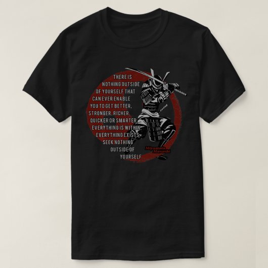 Miyamoto Musashi Samurai, Ronin T-Shirt (Design vorne)