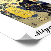 Miyamoto Musashi und das Fortune Teller c. 1800 Poster (Ecke)