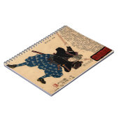 Miyamoto Musashi von Kuniyoshi Utagawa Notizblock (Linke Seite)