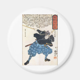 Miyamoto Musashi zwei Schwerter Magnet