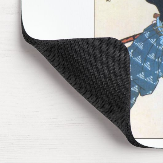 Miyamoto Musashi zwei Schwerter Mousepad (Ecke)