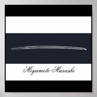 Miyamoto Musashis Schwert Poster