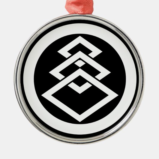 Miyata an inn silbernes ornament (Vorne)