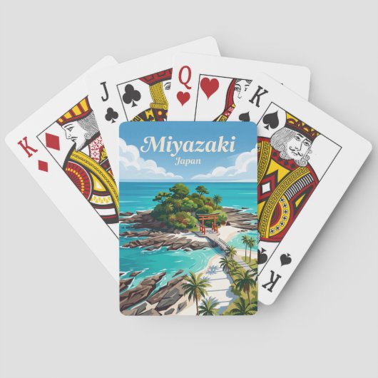 Miyazaki Japan Spielkarten (Rückseite)