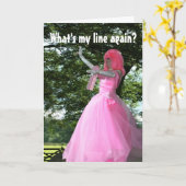 Miz Baumwolle grüßt ihre Fans Karte (Gelbe Blume)