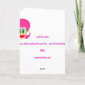 Miz Baumwolle - Überraschungsgeburtstag Karte (Rückseite)