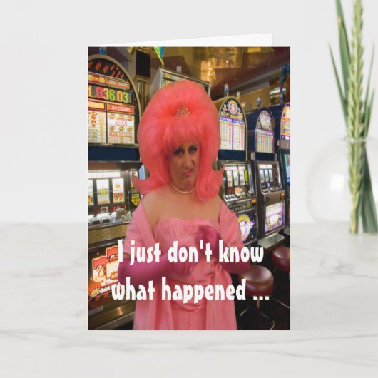 Miz Cotton hat es vergessen! Karte (Vorderseite)