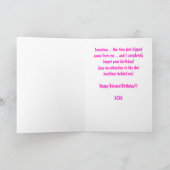 Miz Cotton hat es vergessen! Karte (Innenseite)