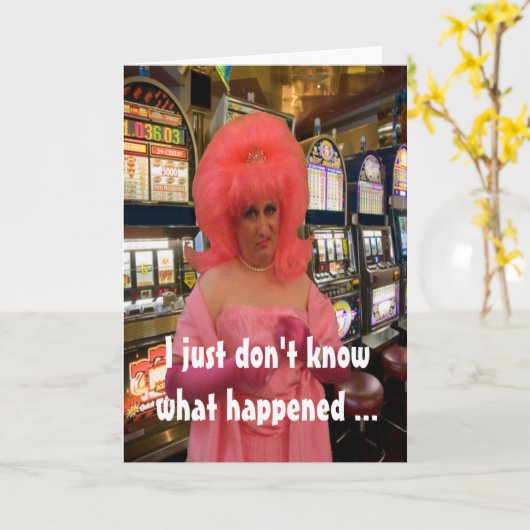 Miz Cotton hat es vergessen! Karte (Gelbe Blume)