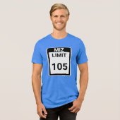 MIZ Geschwindigkeitsbegrenzung Tri-Blend Shirt (Vorderseite voll)