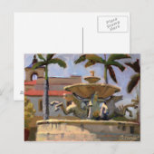Mizner Memorial Fotain Postkarte (Vorne/Hinten)