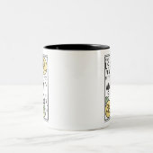 Mizpah Blessing | Yellow Glasgow Rose Zweifarbige Tasse (Mittel)