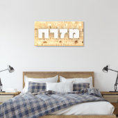 Mizrach mit Kotel - die Western-Mauer in Jerusalem Leinwanddruck (Insitu (Schlafzimmer))