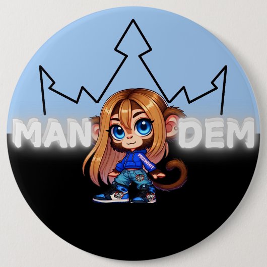 MizWhit - Mandem Collection -SVBK- SILVERBCKK TTV Button (Vorderseite)