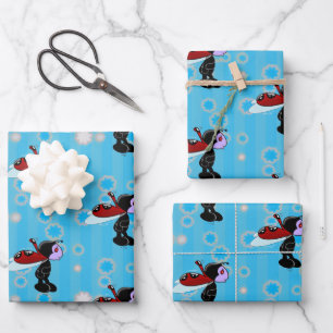 Mizz Ladybug Geschenkpapier Set