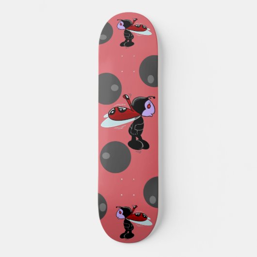 Mizz Ladybug Skateboard (Vorderseite)