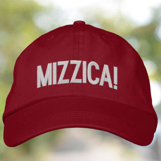 Mizzica ist ein lustiger sizilianischer Ausdruck Bestickte Baseballkappe