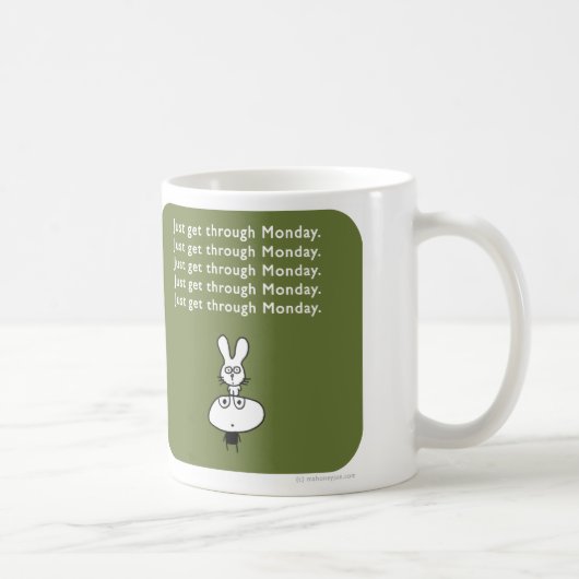 MJ1547 mahoney Joe erhalten gerade durch Montag Kaffeetasse (Rechts)