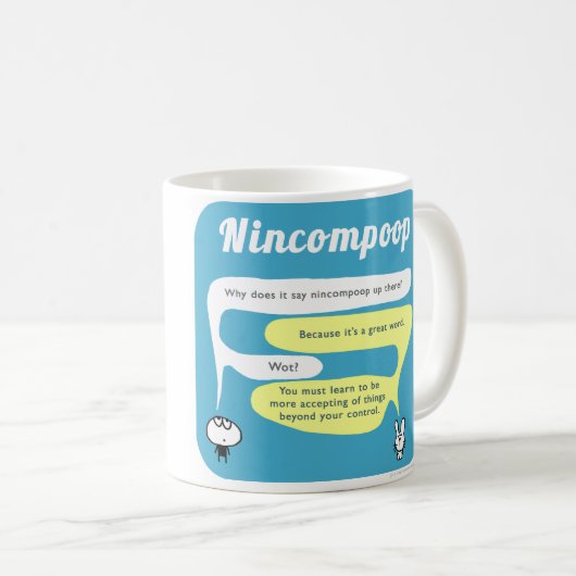 MJ1553 mahoney Joe nincompoop Kaffeetasse (VorderseiteRechts)