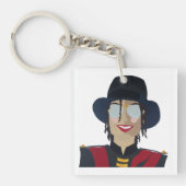 MJ Acrylic Keychain Schlüsselanhänger (Vorderseite)