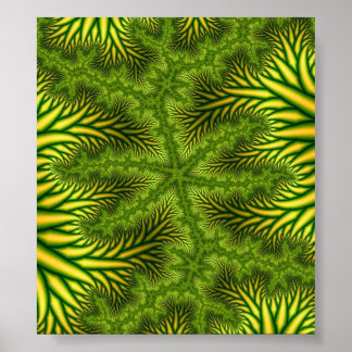 "MJ" Fraktal Art Poster