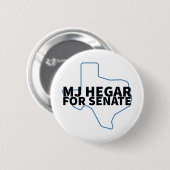 MJ Hegar für die Schaltfläche für den US-Senat Button (Vorne & Hinten)