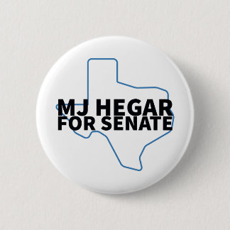 MJ Hegar für die Schaltfläche für den US-Senat Button