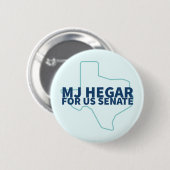 MJ Hegar für die Schaltfläche für den US-Senat Button (Vorne & Hinten)