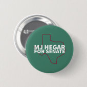 MJ Hegar für die Schaltfläche für den US-Senat Button (Vorne & Hinten)