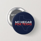 MJ Hegar für die Schaltfläche für den US-Senat Button (Vorne & Hinten)