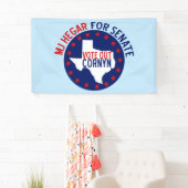 MJ Hegar für Senat Banner (Insitu)