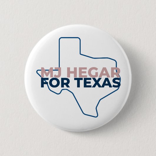 MJ Hegar für Texas Button (Vorderseite)