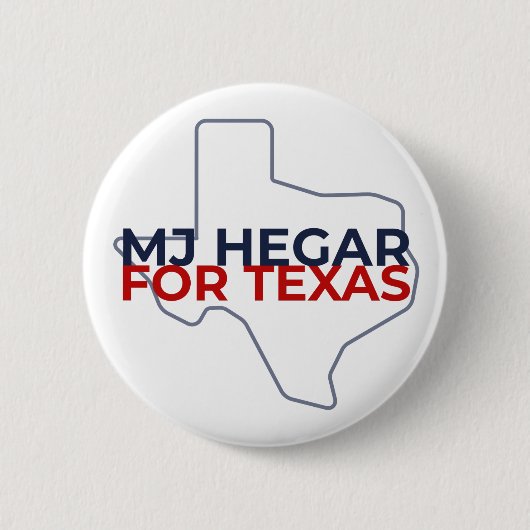 MJ Hegar für Texas Button (Vorderseite)