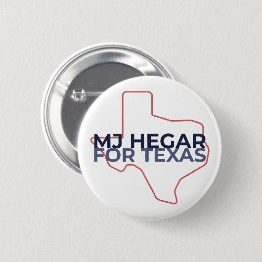 MJ Hegar für Texas Button 2 (Vorne & Hinten)