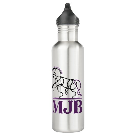 MJB-Logo Edelstahlflasche (Rechts)