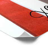 MJB Swimsuit Calendar American Shot, XO Melissa.. Poster (Ecke)