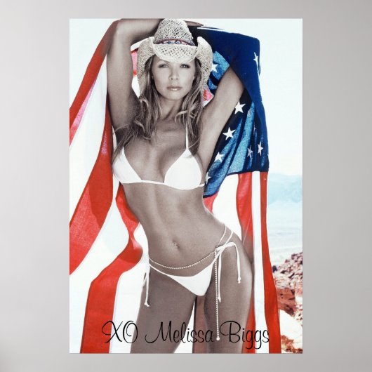 MJB Swimsuit Calendar American Shot, XO Melissa.. Poster (Vorne)
