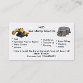 MJD handlicher Mann Visitenkarte (Rückseite)