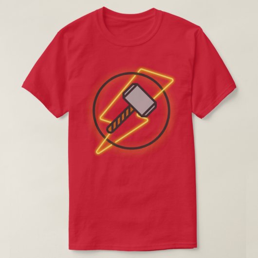 Mjllnir Gott des Blitzes und Donner T-Shirt (Design vorne)