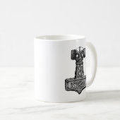 Mjolnir: Der Hammer des Thors Kaffeetasse (VorderseiteRechts)