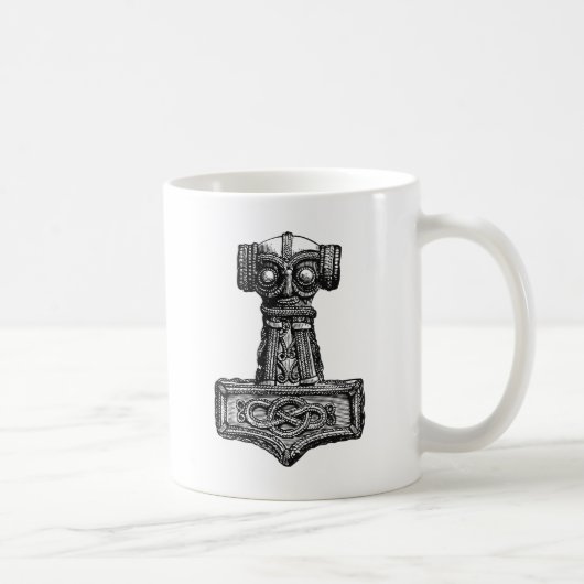 Mjolnir: Der Hammer des Thors Kaffeetasse (Rechts)