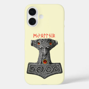 MJOLNIR Hammer von Thor, Viking Mythology T - Shir iPhone 16 Hülle