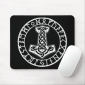 Mjölnir Thor’s Hammer 0022 #USAPatriotGraphics © Mousepad (Mit Mouse)