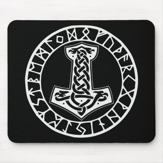 Mjölnir Thor’s Hammer 0022 #USAPatriotGraphics © Mousepad (Vorne)