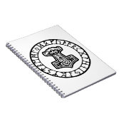 Mjölnir Thor’s Hammer 0033 #USAPatriotGraphics © Notizblock (Rechte Seite)