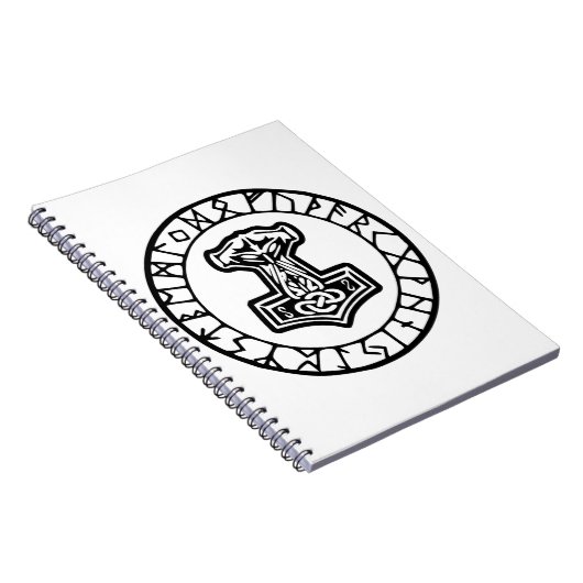 Mjölnir Thor’s Hammer 0033 #USAPatriotGraphics © Notizblock (Rechte Seite)