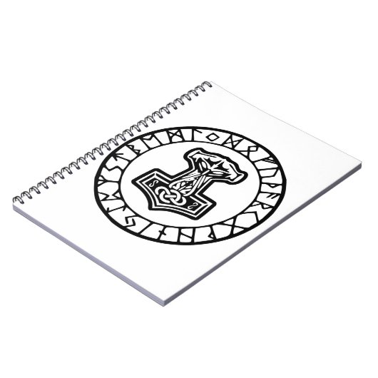 Mjölnir Thor’s Hammer 0033 #USAPatriotGraphics © Notizblock (Linke Seite)