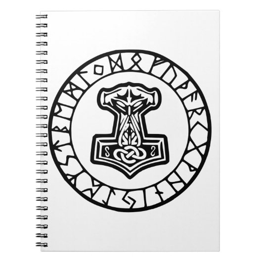 Mjölnir Thor’s Hammer 0033 #USAPatriotGraphics © Notizblock (Vorderseite)