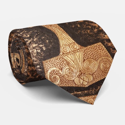 Mjolnir, thor’s hammer krawatte (Gerollt)