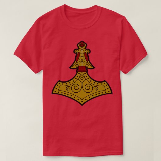 Mjolnir Thors hammer T-Shirt (Design vorne)